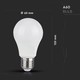 V-Tac 10W Smart Home LED lampa - Fungerar med Google Home, Alexa och smartphones, E27