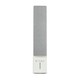 V-Tac 4W bordarmatur vit/silver - Touch dimbar, uppladdningsbar