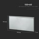 V-Tac 120x60 LED panel - 40W, 120lm/w, Samsung LED chip, vit kant