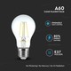 V-Tac 4W LED lampa - Filament, varmvitt, E27