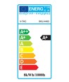 V-Tac 8W LED lampa - Filament, mattteret, A67, E27