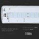 V-Tac 4W LED nödbelysning - Till väggmontering 190 lumen, inkl. batteri och piktogram