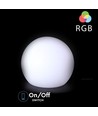 V-Tac RGB LED boll - Uppladdningsbart, med fjärrkontroll, Ø40 cm