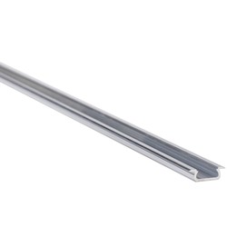 Alu / PVC profiler Aluprofil Type Z för inomhus IP20 LED strip - Infälld, 1 meter, obehandlat aluminium, välj cover