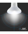 V-Tac 10W LED spotlight - Samsung LED chip, R80, E27