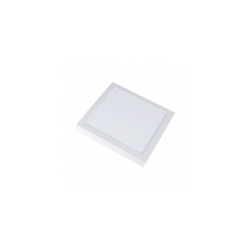 12w Led Taklampa 14 X 14cm Höjd: 2 4cm Vit Kant Dimbar : Inte Dimbar Kulör : Varm