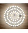 12,5cm / 9W LED-insats med linser - Flicker free, ersätter G24, cirkellysrör och kompaktlysrör