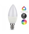 E14 5W Smart Home LED-lampa - Tuya/Smart Life, fungerar med Google Home, Alexa och smartphones