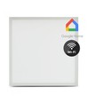 40W Smart Home LED-panel - 60x60, Tuya/Smart Life, fungerar med Google Home, Alexa och smartphones, vit kant