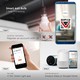 V-Tac 15W Smart Home LED lampa - Tuya/Smart Life, fungerar med Google Home, Alexa och smartphones, E27