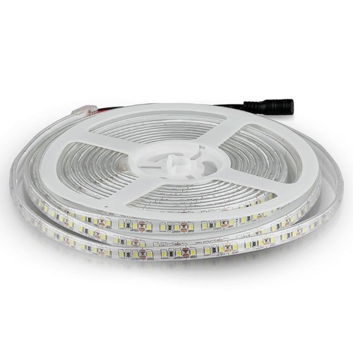 V-Tac 7,2W/m stänksäker LED strip - 5m, 120 LED per. meter