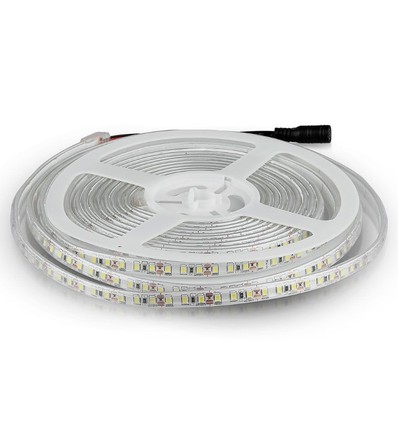 V-Tac 7,2W/m stänksäker LED strip - 5m, 120 LED per. meter