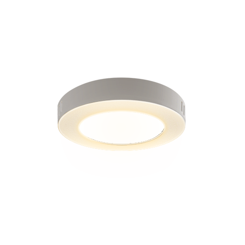 Outlet: EN: LED E6 BACK-LIT ROUND DOWN LIGHT 6W 3000K /SURFACE MOUNTED