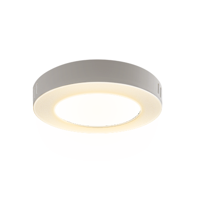 Outlet: EN: LED E6 BACK-LIT ROUND DOWN LIGHT 6W 3000K /SURFACE MOUNTED