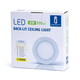 Outlet: EN: LED E6 BACK-LIT ROUND DOWN LIGHT 6W 3000K /SURFACE MOUNTED