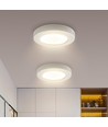 Outlet: EN: LED E6 BACK-LIT ROUND DOWN LIGHT 6W 4000K /SURFACE MOUNTED