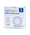 Outlet: EN: LED E6 BACK-LIT ROUND DOWN LIGHT 6W 4000K /SURFACE MOUNTED