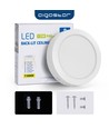 Outlet: EN: LED E6 BACK-LIT ROUND DOWN LIGHT 12W 3000K /SURFACE MOUNTED