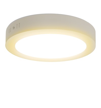 Outlet: EN: LED E6 BACK-LIT ROUND DOWN LIGHT 12W 3000K /SURFACE MOUNTED