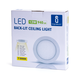 Outlet: EN: LED E6 BACK-LIT ROUND DOWN LIGHT 12W 3000K /SURFACE MOUNTED