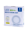 Outlet: EN: LED E6 BACK-LIT ROUND DOWN LIGHT 12W 3000K /SURFACE MOUNTED