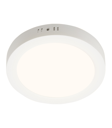 Outlet: EN: LED E6 BACK-LIT ROUND DOWN LIGHT 12W 4000K /SURFACE MOUNTED