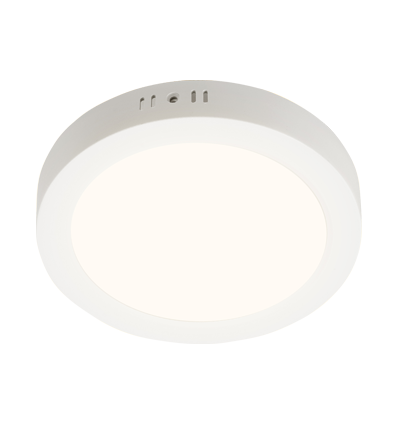 Outlet: EN: LED E6 BACK-LIT ROUND DOWN LIGHT 12W 4000K /SURFACE MOUNTED