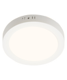 Outlet: EN: LED E6 BACK-LIT ROUND DOWN LIGHT 12W 4000K /SURFACE MOUNTED