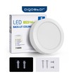 Outlet: EN: LED E6 BACK-LIT ROUND DOWN LIGHT 12W 4000K /SURFACE MOUNTED