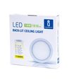 Outlet: EN: LED E6 BACK-LIT ROUND DOWN LIGHT 18W 3000K /SURFACE MOUNTED