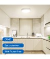 Outlet: EN: LED E6 BACK-LIT ROUND DOWN LIGHT 18W 4000K /SURFACE MOUNTED