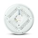 V-Tac rund 12W LED takarmatur - 3i1 valgfri lysfärg, Ø25,5cm, 230V, inkl. ljuskälla