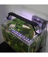 113-133cm akvarie armatur - 32W LED, vit/blå, justerbar