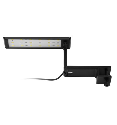 27,5 cm akvarie armatur - 10W LED, vit/blå