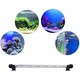 18 cm akvarie armatur 18cm - 2W LED, vit/blå, med sugkoppar, IP68