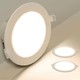 Outlet: EN: LED E6 BACK-LIT DOWN LIGHT 12W 4000K（Cutout：145mm-155mm）/ROUND/Flush mounted