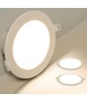 Outlet: EN: LED E6 BACK-LIT DOWN LIGHT 12W 4000K（Cutout：145mm-155mm）/ROUND/Flush mounted