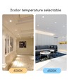 Outlet: EN: LED E6 BACK-LIT DOWN LIGHT 12W 4000K（Cutout：145mm-155mm）/ROUND/Flush mounted