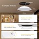 Outlet: EN: LED E6 BACK-LIT DOWN LIGHT 18W 4000K（Cutout：190mm-200mm）/ROUND/Flush mounted