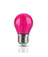Outlet: V-Tac 2W Färgad LED liten globlampa - Rosa, Filament, E27