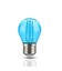 V-Tac 2W Färgad LED liten globlampa - Blå, Filament, E27