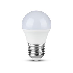 E27 vanliga LED V-Tac 4W LED lampa - G45, kompakt, E27