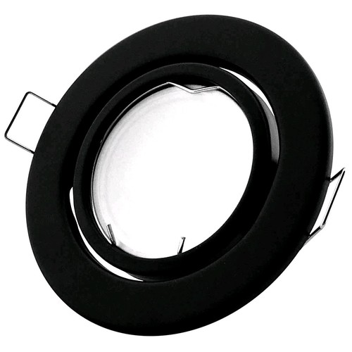 GU10/MR16 Downlight-kit - Utan ljuskälla, Svart, Hål: Ø7 cm, Mått: Ø9 cm