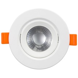 7W LED inbyggningsspot - Hål: Ø7,6 cm, Mål: Ø9 cm, inbyggd driver, 230V