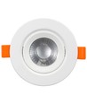 7W LED inbyggningsspot - Hål: Ø7,6 cm, Mål: Ø9 cm, inbyggd driver, 230V