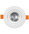7W Ø10cm LED downlight för inbyggnad - Hål: Ø8 cm, Mått: Ø10 cm, Inbyggd driver