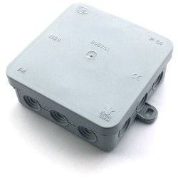 Kopplingsdosor Kopplingsbox - 10 x 10 x 3,7 cm, IP54 stänksäker