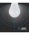 10-pack E27 9W LED-lampa - 200 grader