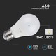 10 st V-Tac 9W LED lampa - 200 grader, E27