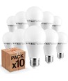 10-pack E27 9W LED-lampa - 200 grader
